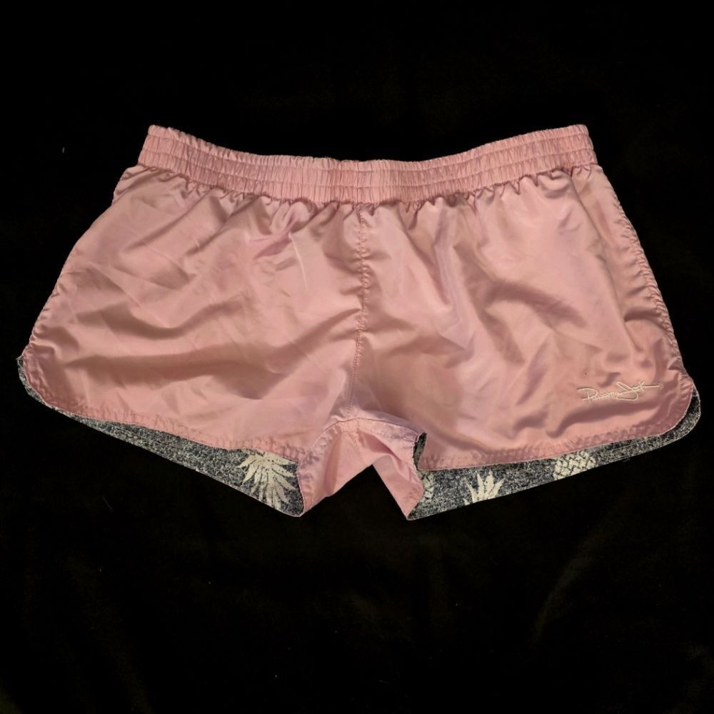Panama Jack Reverseable Elastic Waist Running Yoga Shorts